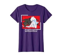 How to Train Your Dragon 3 Love and Loyalty T-Shirt, Women, Purple, 3X-Large