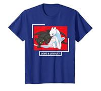 How to Train Your Dragon 3 Love and Loyalty T-Shirt, Youth, Royal Blue, X-Small