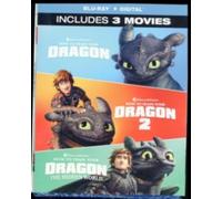 HOW TO TRAIN YOUR DRAGON: 3-MOVIE COLLECTION (BLU RAY) Region free