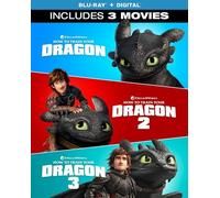 How To Train Your Dragon : 3 Movie Collection (BLU RAY) Region free -sealed