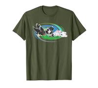 How to Train Your Dragon 3 Siblings T-Shirt, Men, Olive Green, 3X-Large