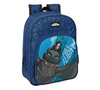 HOW TO TRAIN YOUR DRAGON - Animated Children's School Backpack, Children's Backpack, Adaptable to Trolley, Ideal for School Children, Comfortable and Versatile, Quality and Resistance, 26 x 11 x 34 cm
