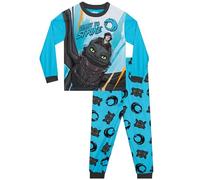 How To Train Your Dragon Boys Pyjamas, Long Sleeve Kids Pyjamas, Dragon Boys' Pyjama Sets, Blue, Age 9-10 Years