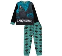 How To Train Your Dragon Boys Pyjamas | Nightwear Pjs Set with Toothless & Hiccup | Kids Sleepwear Ages 5-6 to 12-13 Years (5-6) Blue