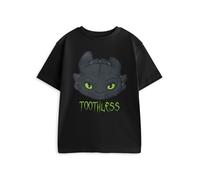 How To Train Your Dragon Boy's Short Sleeved T-Shirt | Boys Black | Size: 5-6 Years How To Train Your Dragon Black 5-6 Years