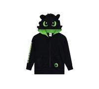 How To Train Your Dragon Boy's Toothless Hoodie With 3D Ears in Black | Size: 7-8 Years How To Train Your Dragon Black 7-8 Years