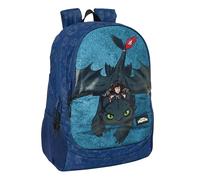 Safta Como Entrenar A Tu Dragon 23l 32x44x16 Cm Backpack Blue Kids