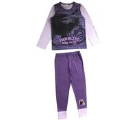 How To Train Your Dragon, Girls 2 Piece Pyjamas Set Toothless Ready To Fly, Purple, Age 9-10 Years
