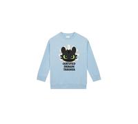 How To Train Your Dragon Girl's Toothless Sweatshirt in Blue | Size: 5-6 Years How To Train Your Dragon Blue 5-6 Years