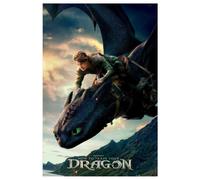 How To Train Your Dragon Live Action Toothless Paper Poster