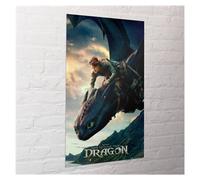 How To Train Your Dragon Live Action Toothless Paper Poster Multi