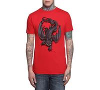 How To Train Your Dragon Men's Night Fury X-ing T-Shirt Tee (Medium)