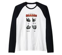 How to Train Your Dragon Movie 2025 HA HA HA HE HE NO Raglan Baseball Tee