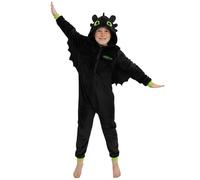 How To Train Your Dragon Onesie, Toothless Onesie, Onesies For Boys, 11-12 Years Black