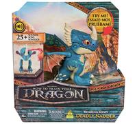 Dreamworks Dragons, How to Train Your Dragon, Roaring Minis Deadly Nadder, Interactive Dragon Toy with 25 Sounds, Kids Toys for Boys & Girls Ages 4 & up