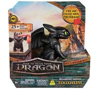 Dreamworks Dragons How to Train Your Dragon, Roaring Minis Toothless, Interactive Dragon Toy with 25 Sounds, Kids Toys for Boys & Girls Ages 4 & up