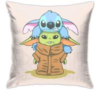How to Train Your Dragon Soft Durable Polyester Pillowcase Square Hug Pillowcase Decorative Cushion Covers Cushion Case for Sofa-Baby Yoda3