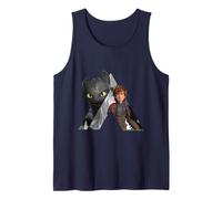 How to Train Your Dragon Toothless and Hiccup Viking Riders Tank Top