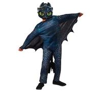 Rubies Official How To Train Your Dragon, Classic Toothless Child Costume, Kids Fancy Dress, Size Age 5-6 Years Halloween, World Book Day