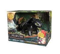 Dreamworks Dragons How to Train Your Dragon, Tame & Train Interactive Toothless, Dragon Toy with 60 Sounds & Reactions, Kids Toys for Boys & Girls Ages 4 & up