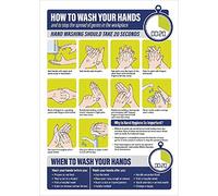Vogue How to Wash Your Hands Sign A4 Self-Adhesive
