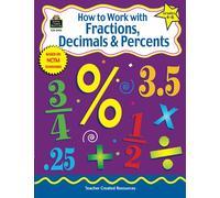 How to Work with Fractions, Decimals & Percents, Grades 4-6: Grades 4-6 (Math How To...)