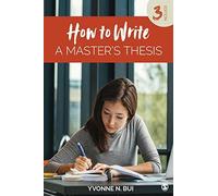How to Write a Master's Thesis.by Bui New 9781506336091 Fast Free Shipping