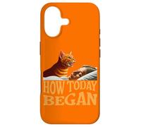 How Today Began Cat Woke Me Early Case for iPhone 17