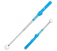 HOW TRUE Retractable Golf Swing Trainer with Sound Feedback, Golf Swing Training Aid for Posture Correction & Strength Practice, Indoor Outdoor Golf Practice Tool