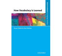 How Vocabulary Is Learned