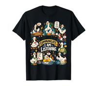 How You Communicate I'm Listening Duck Counselor Value Graphic T-Shirt