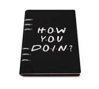 How You Doin A5 Refillable Notebook Ruled Paper Writing Journal Binder 90 Sheets 6-Ring