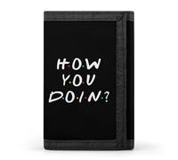 How You Doin Men's Trifold Wallet Slim Minimalist ID Credit Holder