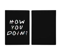 How You Doin Travel Passport Wallet Credit Card Holder Cover Case Protector