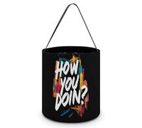 How You Doin1 Cute Easter Basket Bucket Bag for Easter Egg Hunts Party Favor Decoration