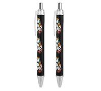 How You Doin1 Funny Ballpoint Pen Printed Retractable Black Round Barrel Fine Point Pens 0.5mm 1/2/4 Pcs