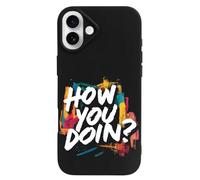 How You Doin1 Printed Phone Cover Case Compatible with iPhone 16/16 Plus/16 Pro/16 Pro Max/16 E Funny Lightweight TPU Phones Protector