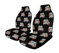 How You Doin1 Stylish Car Seat Covers Non-Slip Universal Fit Front Seats Protector for SUV Truck