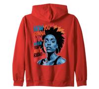 How You Gonna Win When Ain't Right Within Empowerment Art Zip Hoodie