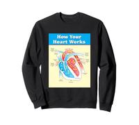 How Your Heart Works T-Shirt Cardiology Heart Design Sweatshirt