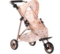 howa 2260 Doll's Pram Jogger for Dolls up to 50 cm Miniflowers | Elegant doll jogger, height-adjustable push handle, model miniflowers 2260