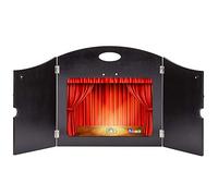 howa 4in1 Storytelling Theater Kamishibai, Shadow Theater, Wooden Puppet Theater for DIN A3 and DIN A4 Picture Cards 7504