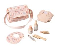 howa Doll accessories dolls changing bag Changing bag for doll's miniflowers incl. 7 TLG. accessories 2960