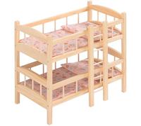 howa Wooden Doll Bunk Bed (Separable) - "miniflowers" Doll Furniture 2460