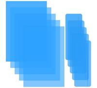 HOWAB 5PCS Dyslexia Overlays A4: Overlays for Reading Dyslexia with 5 Reading Ruler, Blue Overlay for Dyslexia for Irlens Syndrome Read Beginner and ADHD, for Adults Children, Reduce Visual Stress