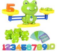 HOWADE Frog Balance Math Game Toys, Kids Weighning Scale Educational Counting Toys for Preschoolers/Kindergarten,Numbers Learning Mathematical Teaching Tool for 3-5 Years Old Boys Girls
