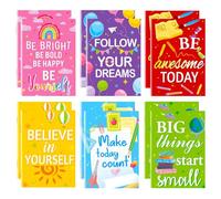 HOWAF 30 Mini Motivational Notebooks, Inspirational Notebooks Small Pocket Notepads, Gifts for Students from Teachers, End of Term Gifts for Children, Motivational Gifts for Office Coworker Prizes