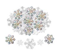 HOWAF Christmas Snowflake Confetti (300pcs), Large Shimmer Snowflakes Confetti Mixed Table Decoration for Xmas Party, Winter Frozen, Wedding, Birthday, New Year Holiday Party Christmas Decorations