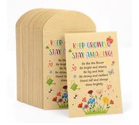 HOWAF Gifts for Students from Teachers, 32PCS Wildflower Seed Packets -Not Included Seed, Seed Envelopes for End of Year Class Gifts for 30 Children, Year 6 Leavers Gifts, School Leavers Gifts