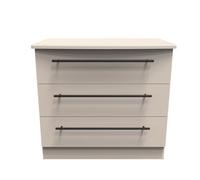 Howard 3 Drawer Chest In Kashmir Matt (Ready Assembled)